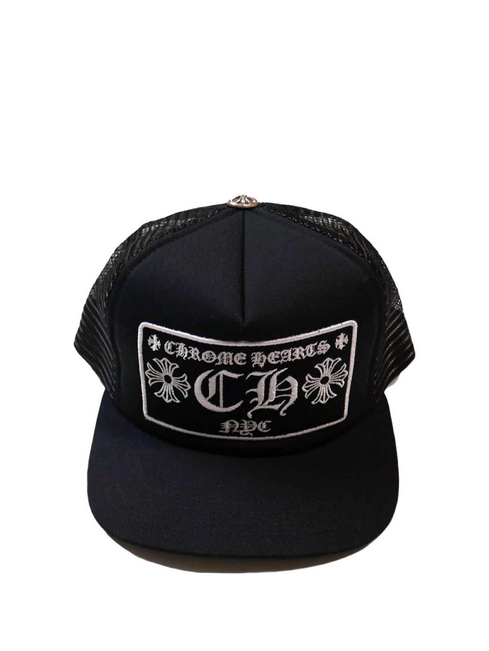 USED Chrome Hearts NYC trucker hat